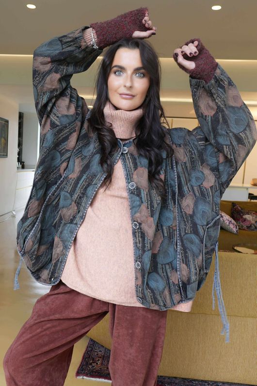 Plume Denim Jacket Copper